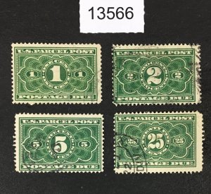 MOMEN: US STAMPS # JQ1/JQ5 USED $29 LOT #13566