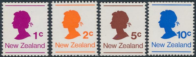 New Zealand 1978 Coil Stamps Set of 4 SG1170-1173 MNH