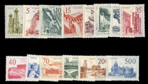 Yugoslavia #511-524 Cat$22.85, 1958 Industrial Progress, complete set, never ...