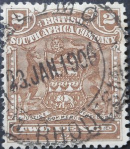 Rhodesia 1898 2d with KALOMO (DC) postmark