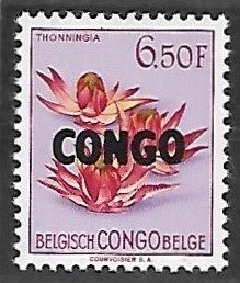 Congo Democratic Republic # 335 - Thonningia, Overprint - MNH.....{KlBl24}