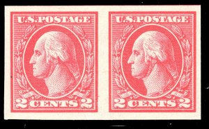 MOMEN: US STAMPS #533 PAIR MINT OG NH XF LOT #77932*