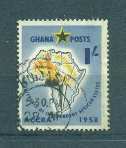 Ghana sc# 23 (1) used cat value $.25