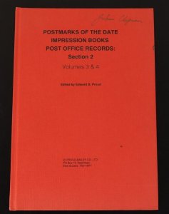 LITERATURE Great Britain Postmarks of the Date Impression Books PO Records.