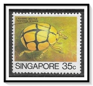Singapore #458a Ladybird Beetle Used