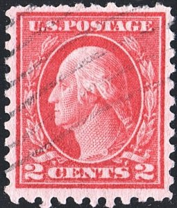 SC#463 2¢ Washington Single (1916) Used