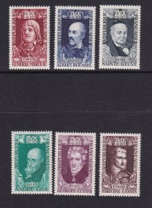 France #B426-B431   MNH   1969  portraits