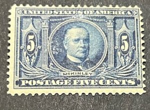 US Scott #326 F/VF Mint LH CV $70/ Price $27.50 + $2 shipping