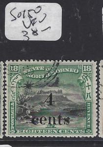 NORTH BORNEO  (PP2811B)  4C/18C   MOUNTAIN      SG 150   VFU