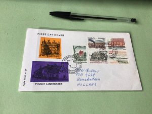 Denmark 1974 multi  stamps cover  Ref 51292