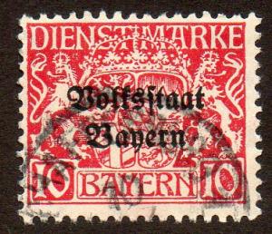 Bavaria  Scott  O23 Used