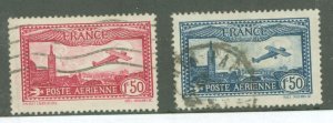 France #C5-C6 Used Single (Complete Set)