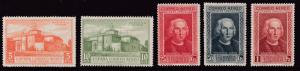 Spain 1930 C43-C49 Airmails Columbus & the Pinzon Brothers (7) Fine/VF(*)