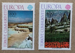 Turkey 1977 Europa (Scenery), MNH. Scott 2051-2052, CV $8.00