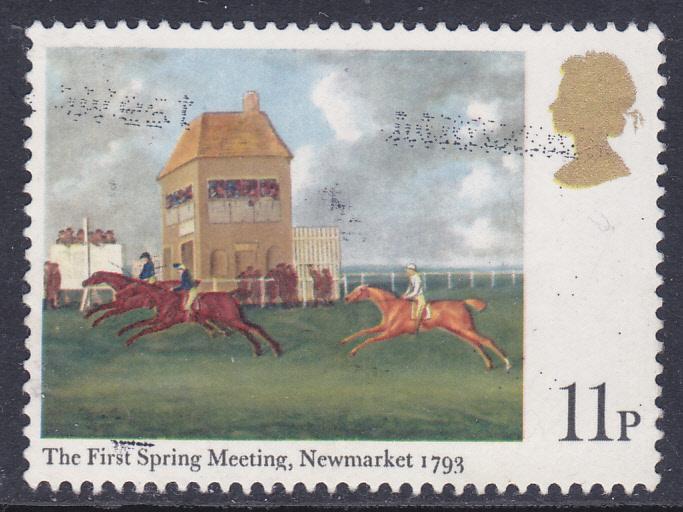 G.B.1979 Paintings-Horse Racing -Newmarket used11p- SG1089