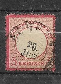 Germany Sc. #23 / Mi. # 25 3 Kreuzer Used L151