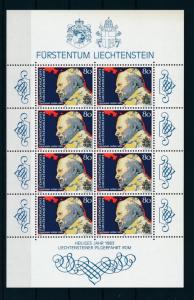 [22621] Liechtenstein 1983 Pope John Paul II Miniature Sheet MNH