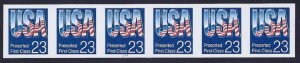 2607c - XF-SUP Imperf Error / EFO PNC6 #1111 USA Mint NH Cat $450+ (Stk2)