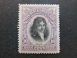 A4P46F41 Ecuador 1899 10c mh*