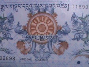 ​BHUTAN-2013 1 NGULTRUM UNCIRCULATED CURRENCY-VERY FINE-WE SHIP TO WORLD WIDE