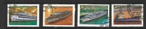 RUSSIA - 1981 CRUISE SHIPS - SCOTT 4957 TO 4960 - USED
