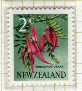 NEW ZEALAND;  1967 early pictorial issue fine Mint hinged 2c. value