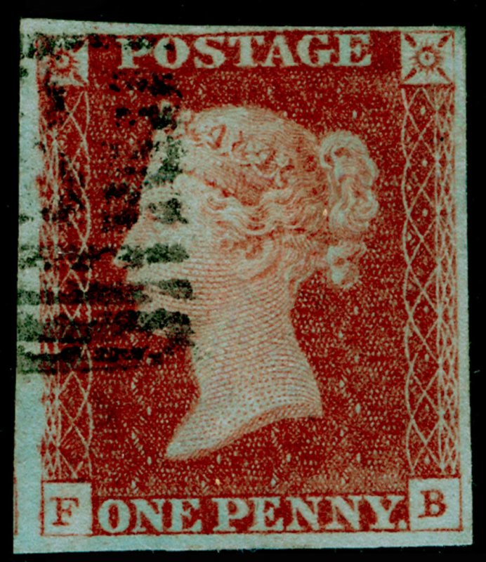 SG8, 1d red-brown PLATE 71, FINE USED. Cat £30. FB 