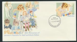 Australia PrePaid Envelope1985 - 25th Anniv Deaf and Blind Services for children