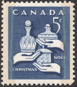 Canada SC#444p 5¢ Christmas: Gifts from the Wise Men: Tagged (1965) MLH