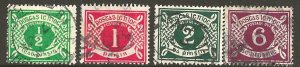 Ireland J1-4  1925  set 4 fine used