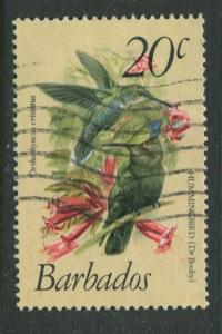 Barbados - Scott 501 - Birds ssue - 1979-81 - Used - Single 20c Stamps