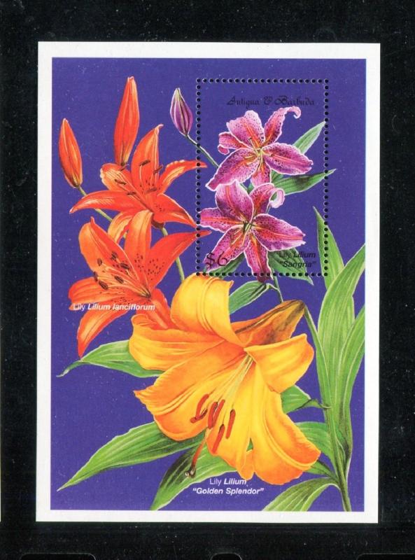 Antigua 2239-2240, MNH,  Flowers 1999. x27211