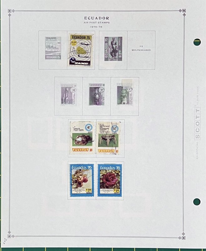 Ecuador Comprehensive Collection of 100s Mint & Used 1865-1978 ZAYIX 0825L1824