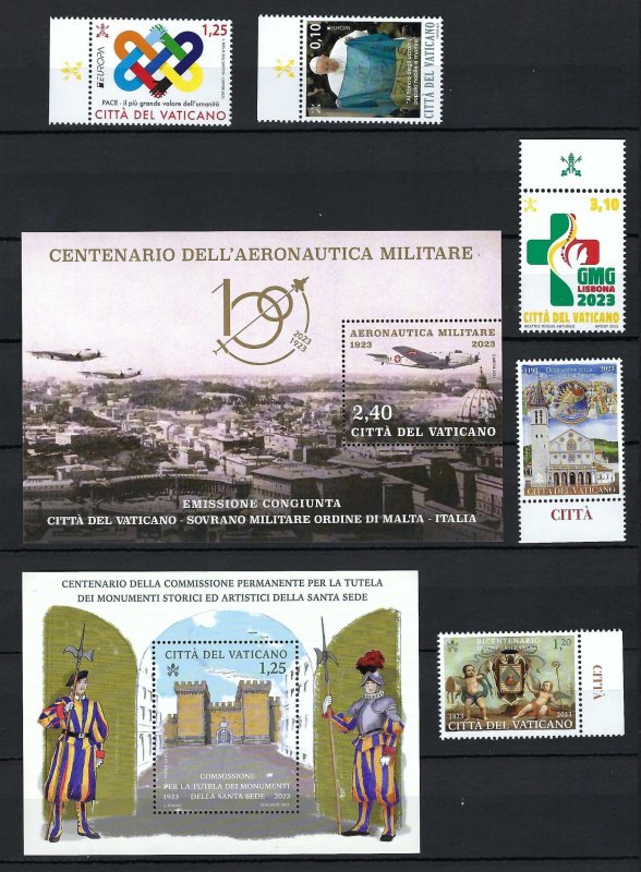 Vatican City 2023 Compete MNH Year Set