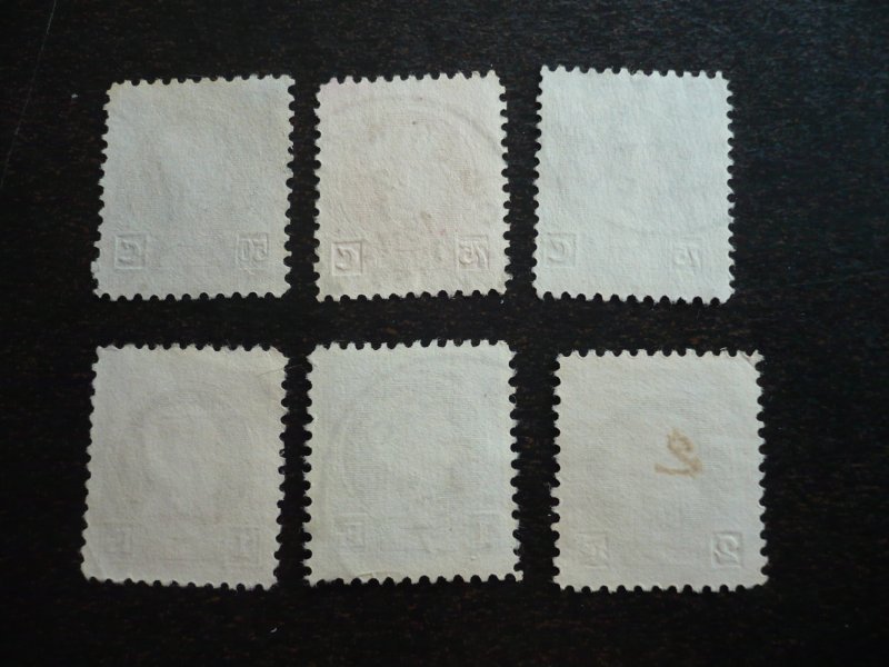 Stamps - Belgium - Scott# 162-167 - Used Partial Set of 6 Stamps