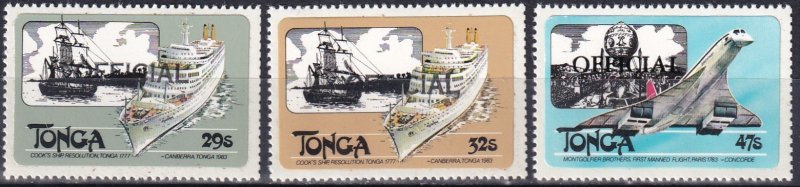 Tonga #O68-70   MNH CV $19.50   (Z7167)