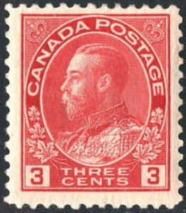 Canada SC#109 3¢ King George V (1923) MH