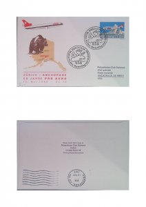 KV) 1988 SWITZERLAND, COMMEMORATIVE ENVELOPE FOR THE 50TH ANNIVERSARY OF PRO