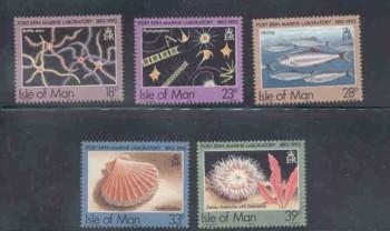Isle of Man Sc 509-13 1992 Port Erin Laboratory stamp set