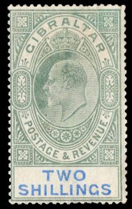 Gibraltar Scott 45 Unused hinged.