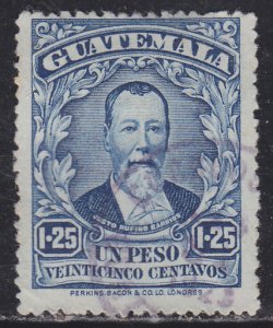 Guatemala 217 President Justo Rufino Barrios 1924