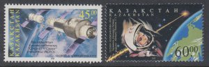 Kazakhstan 318-319 Space MNH VF