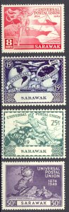 Sarawak Sc# 176-179 MNH 1949 UPU Issue