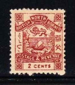 Album Treasures  North Borneo Scott # 37  2c Colony Seal Mint Hinged