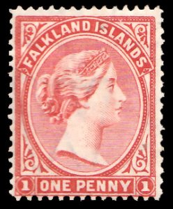 Falkland Islands Scott 5 Unused hinged.