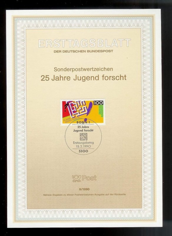 GERMANY (52) Ersttagsblatt FDC Presentation Cards