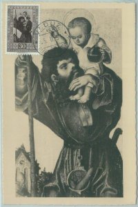 81311 - LIECHTENSTEIN - Postal History - FDC MAXIMUM CARD - RELIGION 1953 