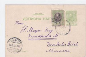 serbia early stamps card ref r15967