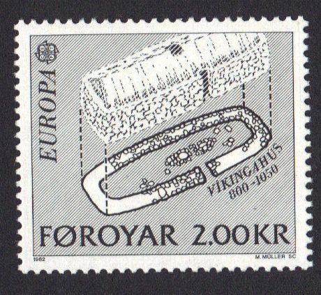 Faroe Islands #82  MNH  1982  Europa  2k