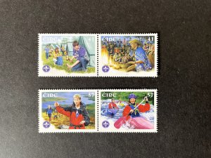 Ireland: 2002, 75th Anniversary of Scouting Ireland, MNH set